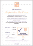QMS certificate